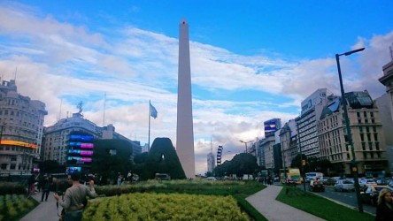 Obelisco di Buenos Aires, Argentina.